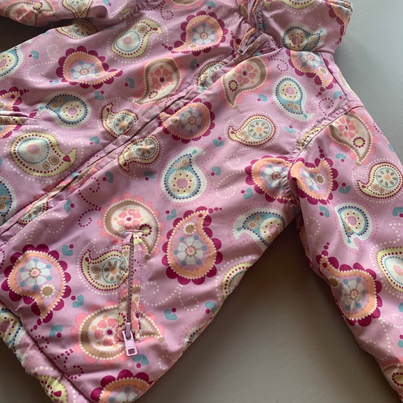 Hanna Andersson Girls Jacket Sz 90 Paisley - Picture 4 of 8